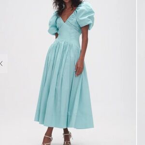 Aje Plunge Midi Dress
